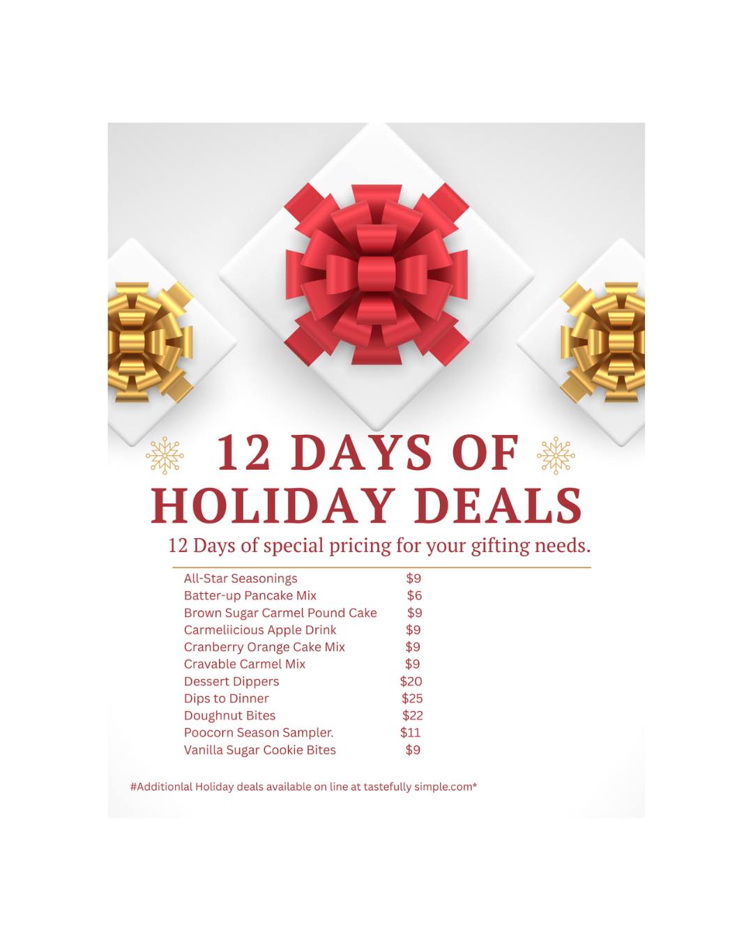 12 days of deals, great gift ideals for that favorite foodie on your holiday shopping list.
Limited time: December 5-16